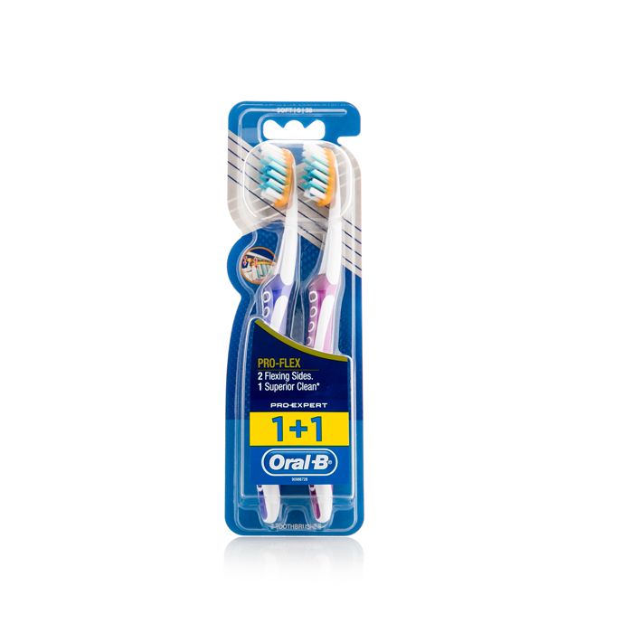 ORAL B CLINIC  PROFLEX TWIN PACK S38 SOFT 0866