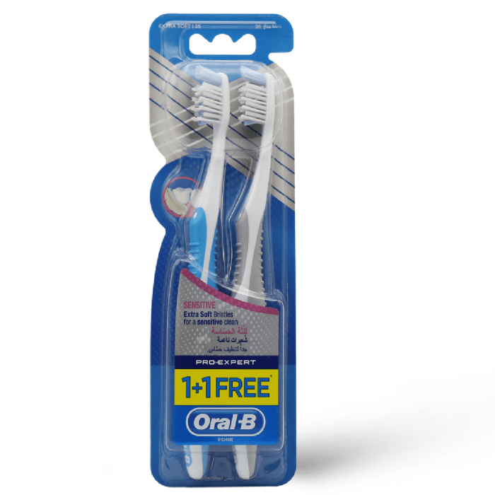 ORAL B SENSITIVE GUM 35 EXTRA SOFT  1+1 FREE 2204