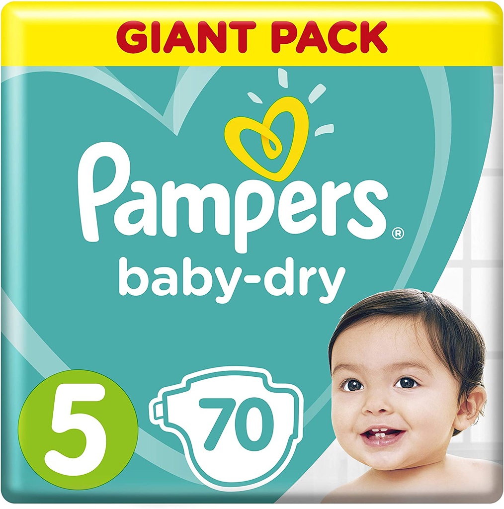 PAMPERS NO5 XL- JUNIOR 11-25 KG 70 DIAPER   1 Pack