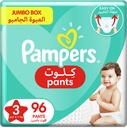 PAMPERS PANT NO 3 MEDIUM 96 DIAPER  1 Pack