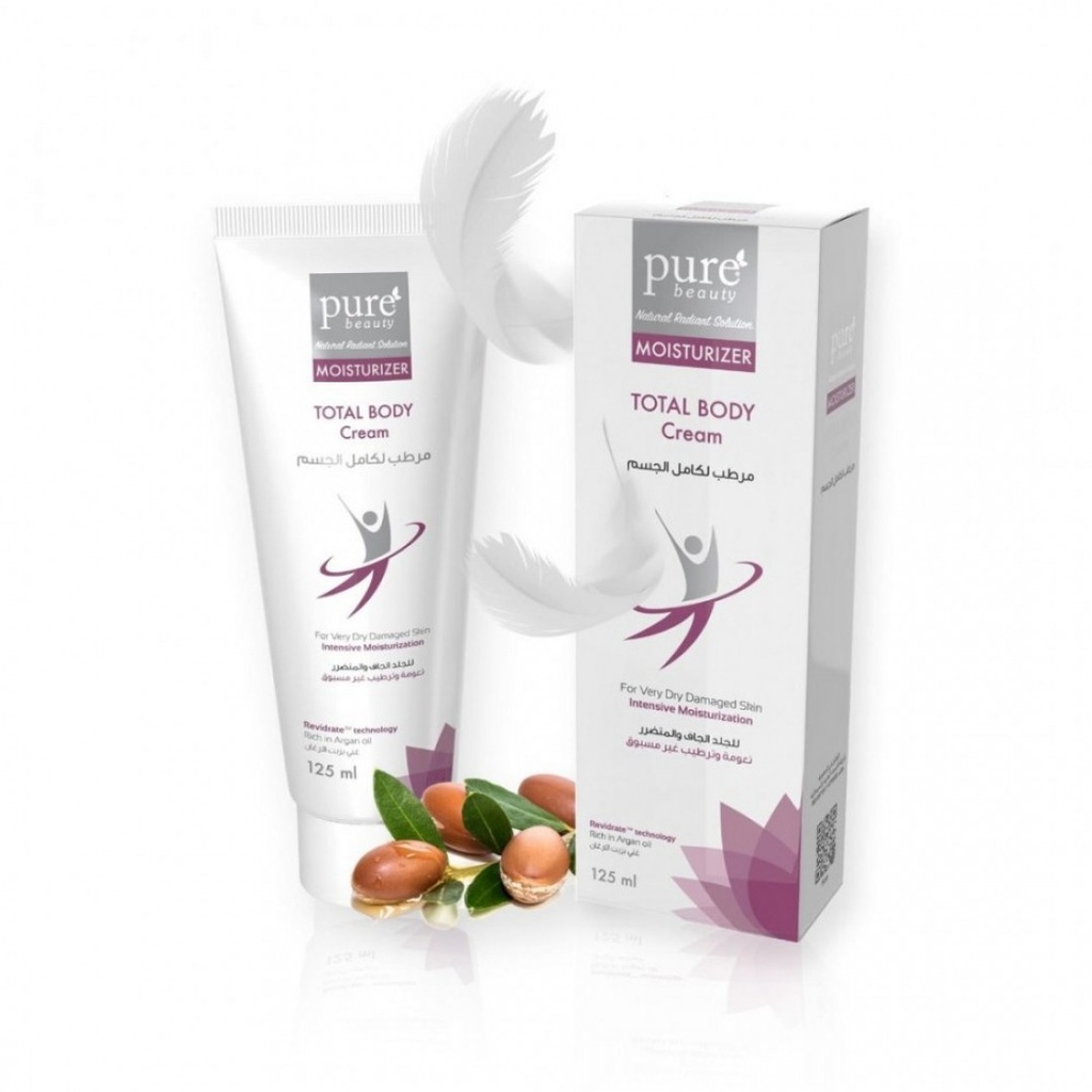 PURE BEAUTY MOISTURIZER TOTAL BODY CREAM 125 ML 