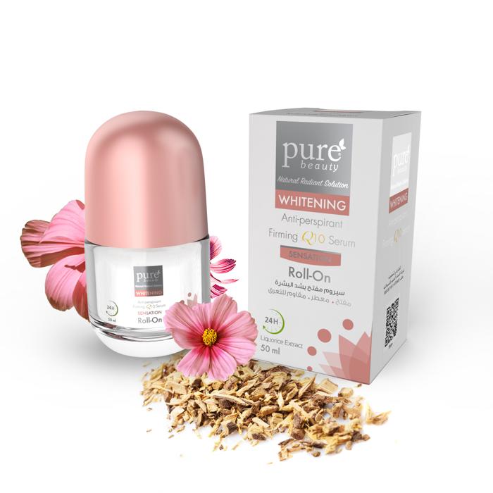 PURE BEAUTY ROLL WHITE Q10 SERUM SENSATION 50 ML