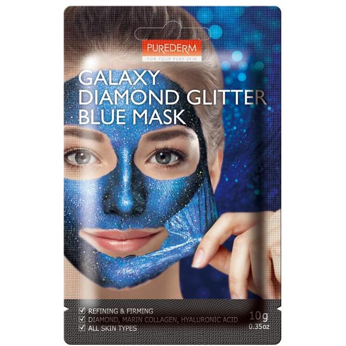 PUREDERM GALAXY DIAMOND GLITTER BLUE MASK 466