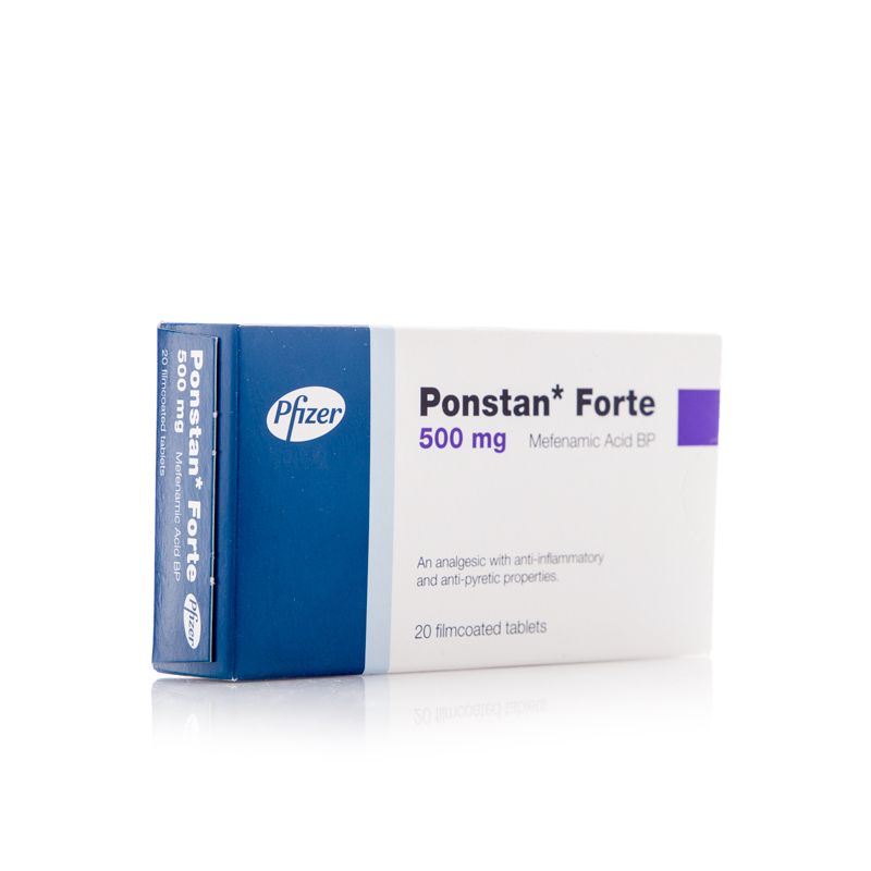 Ponstan Forte Pain Relief Anti-Inflammatory 500 Mg 20 Pieces