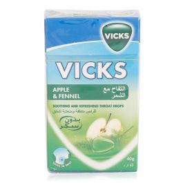 VICKS APPLE &FENNEL LOZ 20 PICS