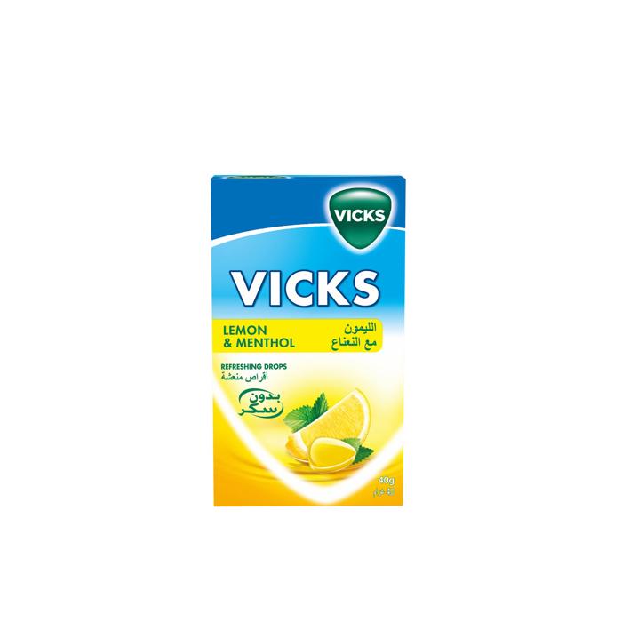 VICKS LEMON&MENTHOL LOZ 20 PICS