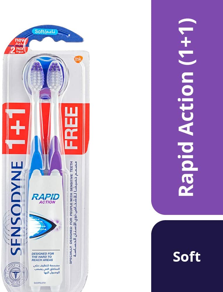 SENSODYNE RAPID ACTION 1 + 1 FREE SOFT 