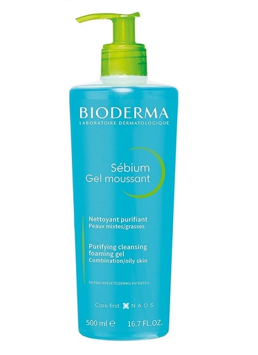 BIODERM SEBIUM GEL MOUSSANT 500 ML