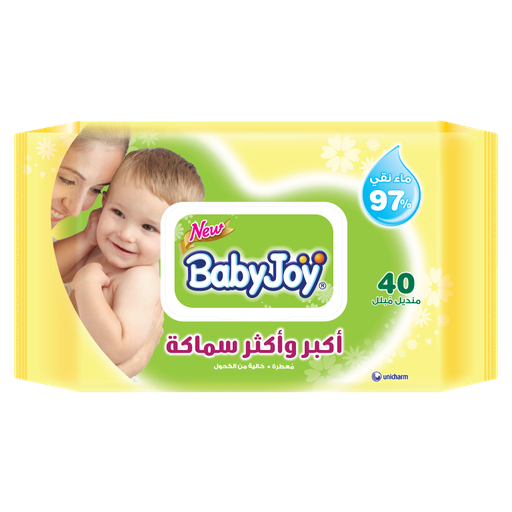 Baby Joy Baby Wipes 40 Wipe 1 Pack