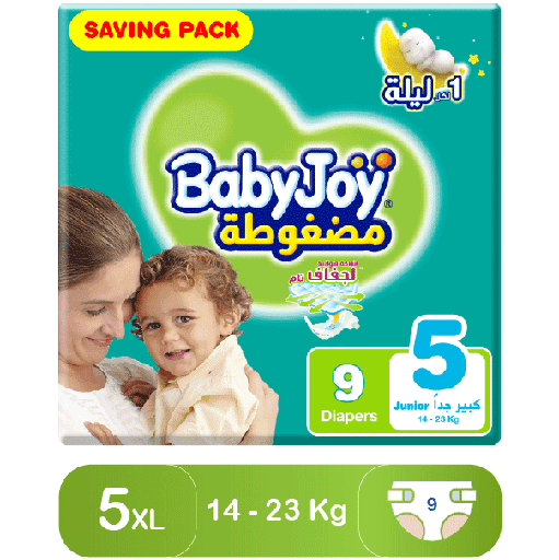 Baby Joy Diapers Compressed Diamond Pad #5 9 Diaper   1 Pack