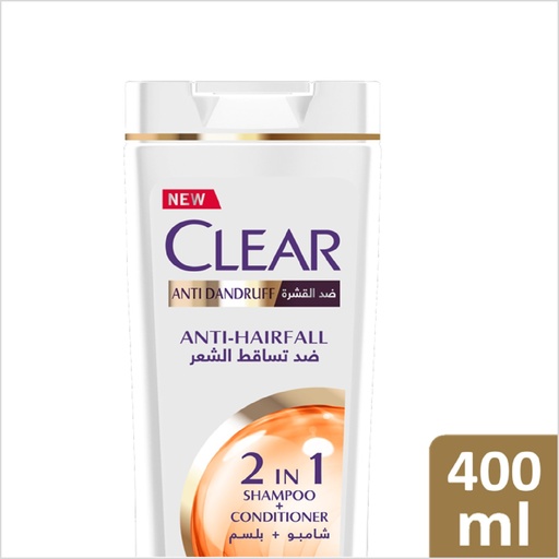 CLEAR SHAMPOO ANTI HAIR FALL WOMEN 400 ML