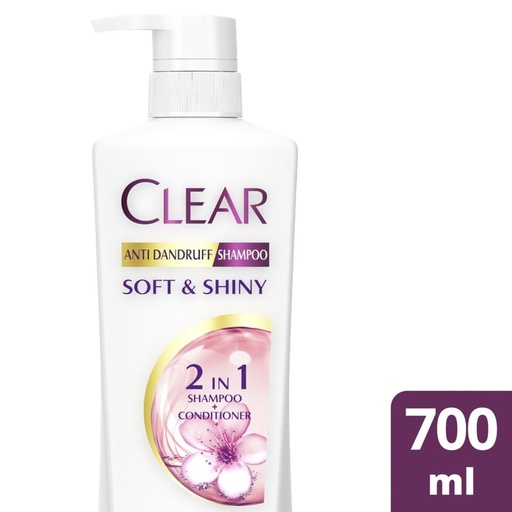 CLEAR SHAMPOO SOFT & SHINY WOMEN 700ML