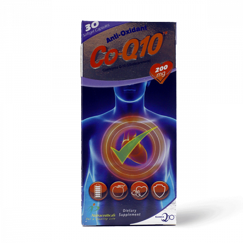 Co-Q10 Dietary Supplement Anti-Oxidant 200 Mg 30 Pieces