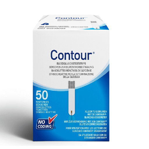 Contour Glucose Test Strips 50 Pieces