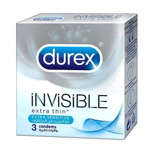 DUREX INVISIBLE EXTTRA THIN SENSITIVE 3 CONDOM