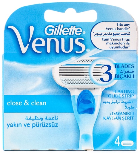 GILLETTE DISP SMILPLY VENUS 4 RAZOR 4759