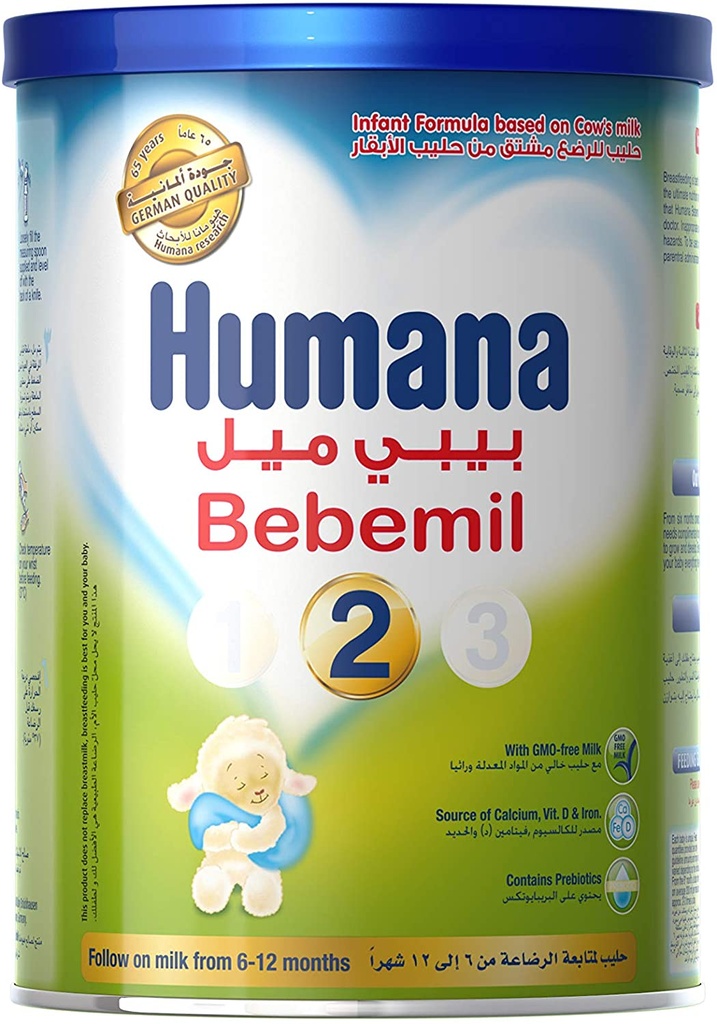 HUMANA BEBEMIL NO 2 400 G