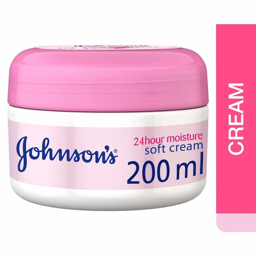 JOHNSON 24 HR MOIST BODY CREAM SOFT 200 ML