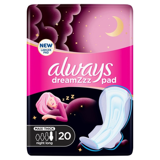 ALWAYS DEREAMZZZ NIGHT LONG  20 Pad 1 Pack