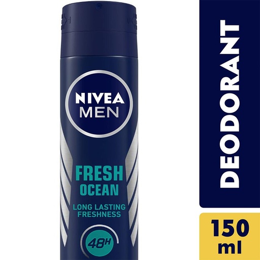 NIVEA MEN DEODRANT FRESH OCEAN SPRAY  150 ML