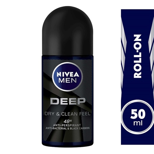 NIVEA MEN ROLL BLACK CARBON DARK WOOD 50 ML