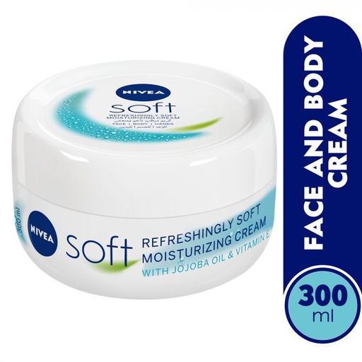 NIVEA SOFT CREAM 300 ML ART.NO.89063