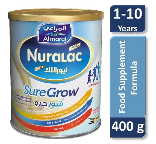 NURALAC PLUS SURE GROW 400 GM