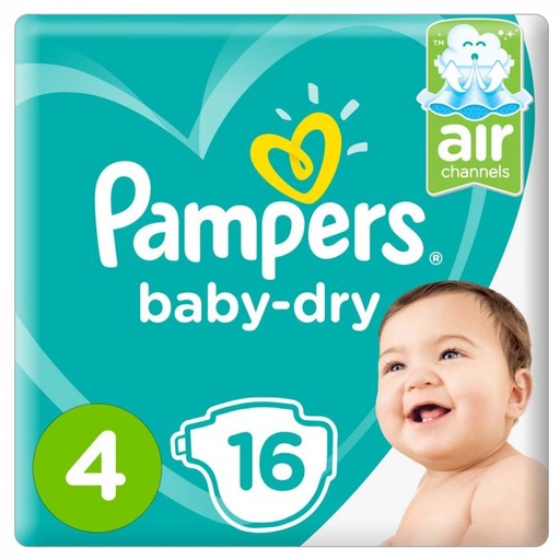 PAMPERS NO4 LARGE 7-18 KG  16 DIAPER  1 Pack