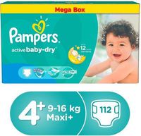 PAMPERS NO4+ LARGE+ 112 DIAPER 1 Pack