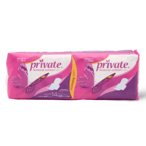 PRIVATE EXTRA THIN NIGHT 14 Pads 1 Pack