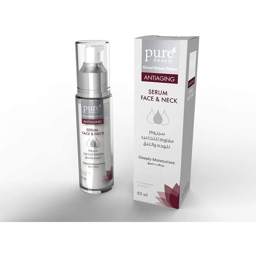 PURE BEAUTY ANTIAGING FACE NECK SERUM 50 ML