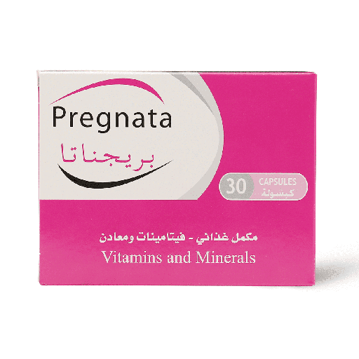 Pregnata Dietary Supplement Vitamins and Minerals 30 Pieces