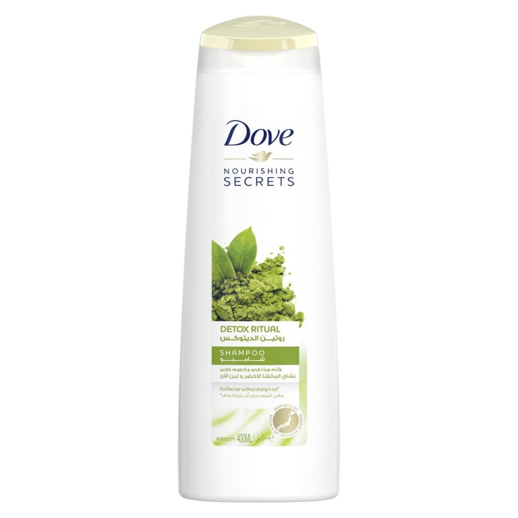 DOVE DETOX RITUAL SHAMPOO  400  ML 