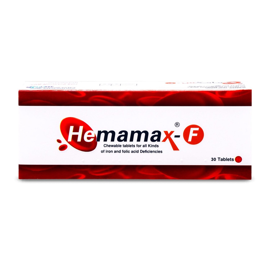 HemamaX F Treatment of Anemia 30 Pieces