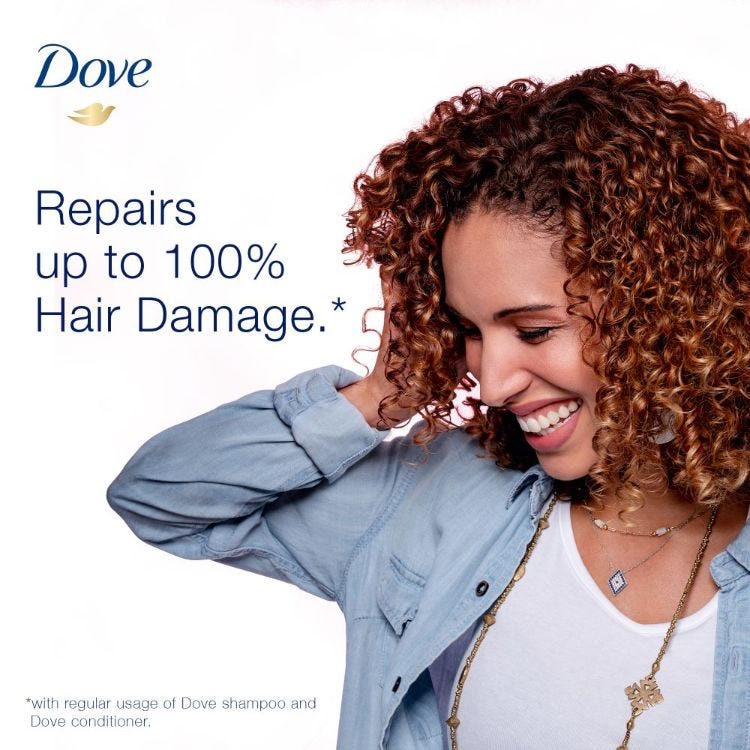 DOVE INTENSIVE REPAIR SHAMPOO 600 ML