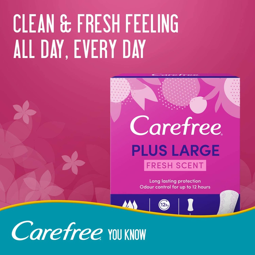 CARE FREE PLUS LARG FRESH 48