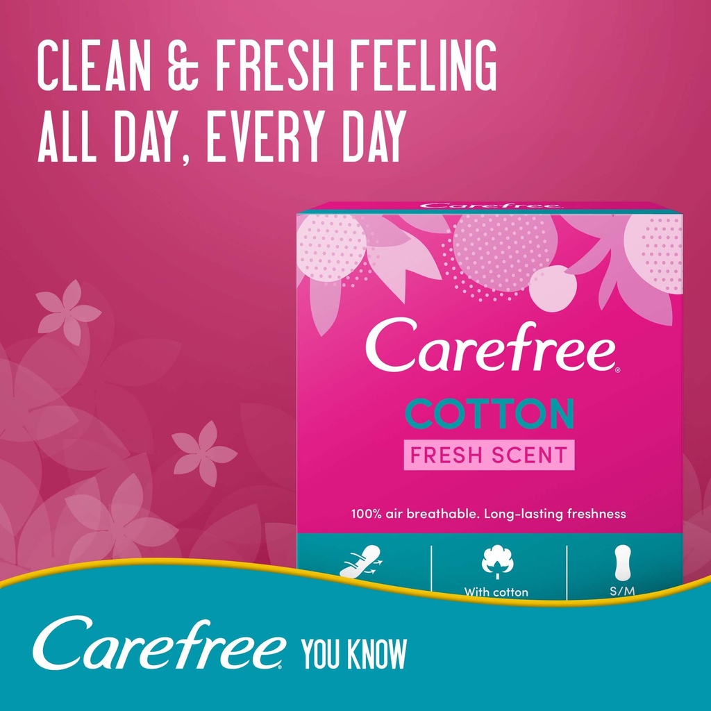 CAREFREE FRESH BREATHABLE COTTON EXTRACT 56S