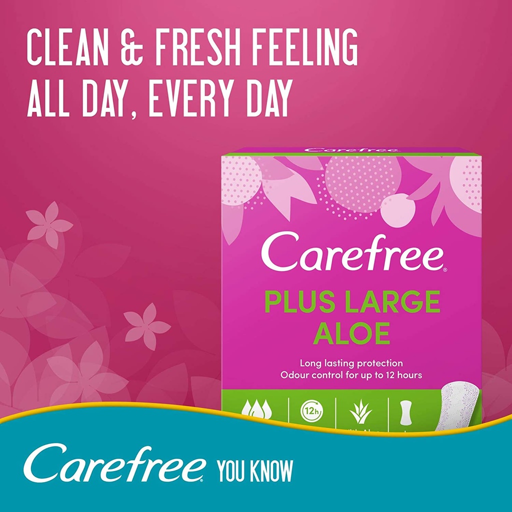 CAREFREE PLUS LARG ALOE 48 S