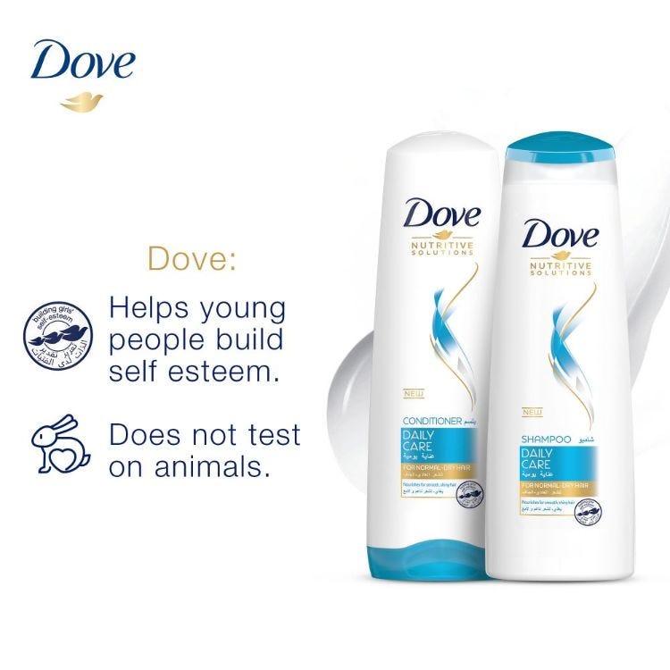 DOVE DAILY CARE SHAMPOO 400ML