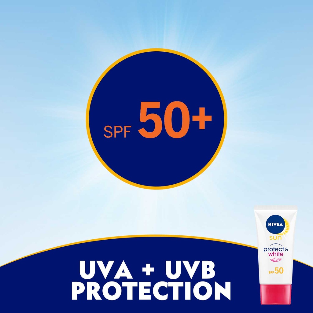 NIVEA SUN FACE CREAM PROTECT&WHITE SPF 50 50 ML