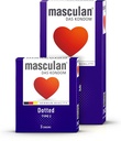 MASCULAN DOTTED  3 CONDOMS