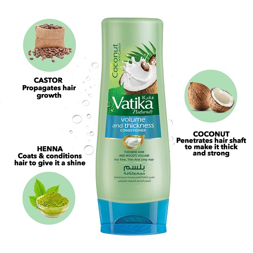 DABUR VATIKA CONDITIONER VOLUME & THICKNESS 400ML