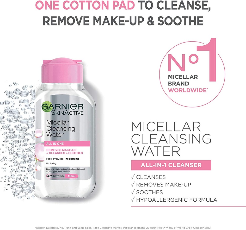 GARNIER MICELLAR CLEANSING WATER 100 ML