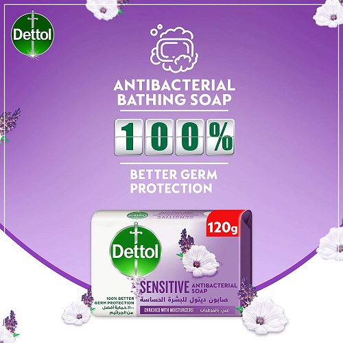 DETTOL SOAP SENSITIVE SKIN 120 GM