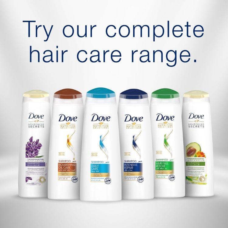 DOVE SHAMPOO DAILY CARE 2 IN 1 400ML