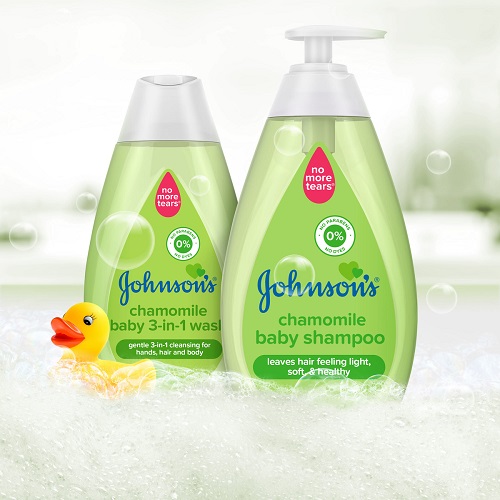 JOHNSONS BABY SHAMPOO CHAMOMILE 500 ML 