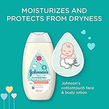 JOHNSON COTTON TOUCH FACE BODY LOTION 200 ML 