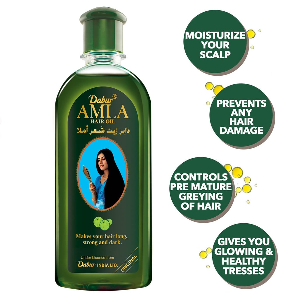 Dabur Amla Hair Oil For Hair Long, Strong and Dark 300 ML