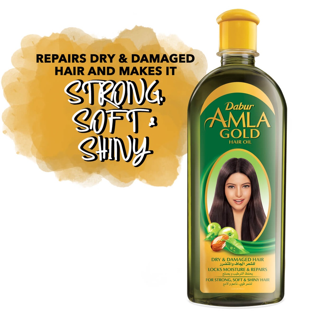 Dabur Amla Hair Oil Gold Moisture and Repairs 300 ML