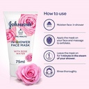 JOHNSON IN SHOWER FACE MASK ROSE 75 ML 